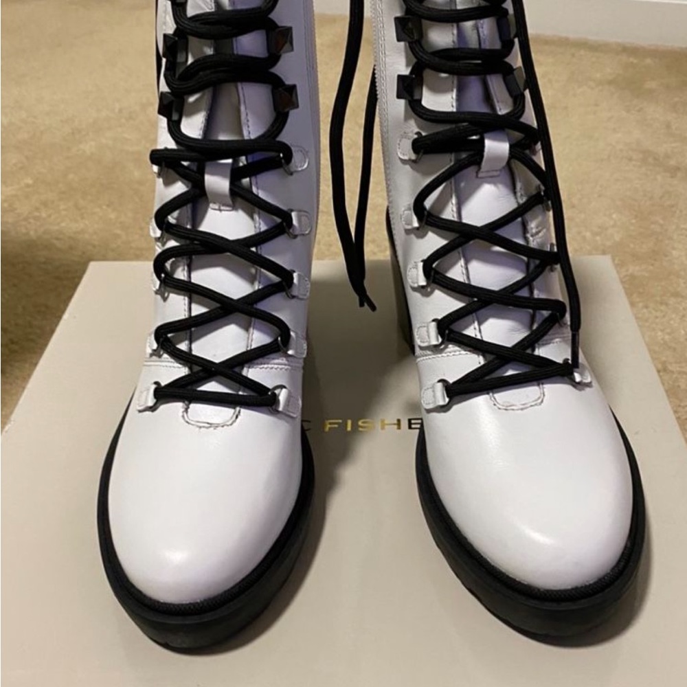 Marc Fisher white boots